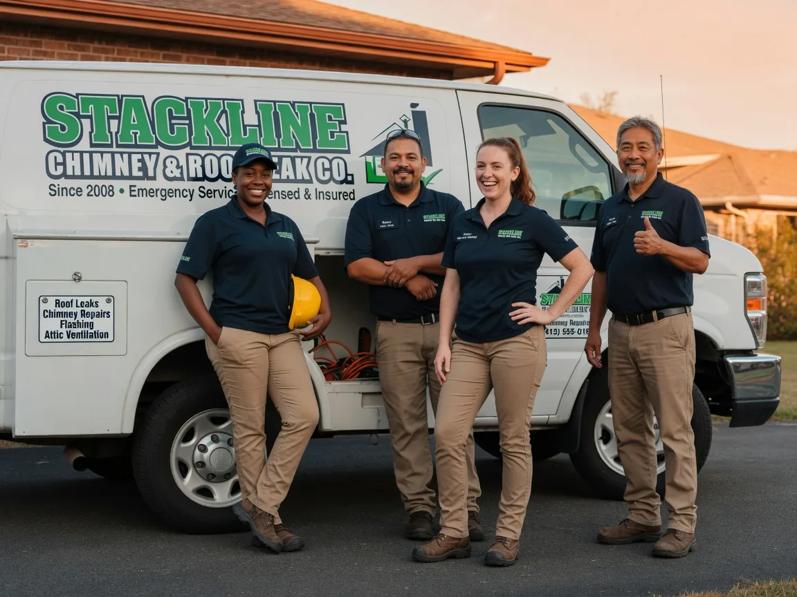 Chimney flashing repair company in Milford, IA